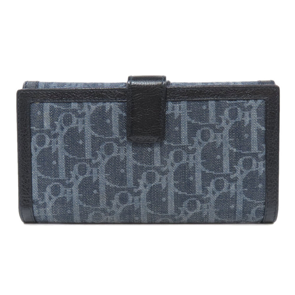 Dior denim Wallet  Trotter Christian long